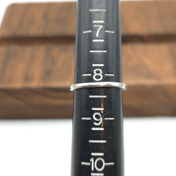 Size 8.25 925 Sterling Silver Brilliant Yellow Cubic Zirconia Gem Ring - Picture 7 of 9